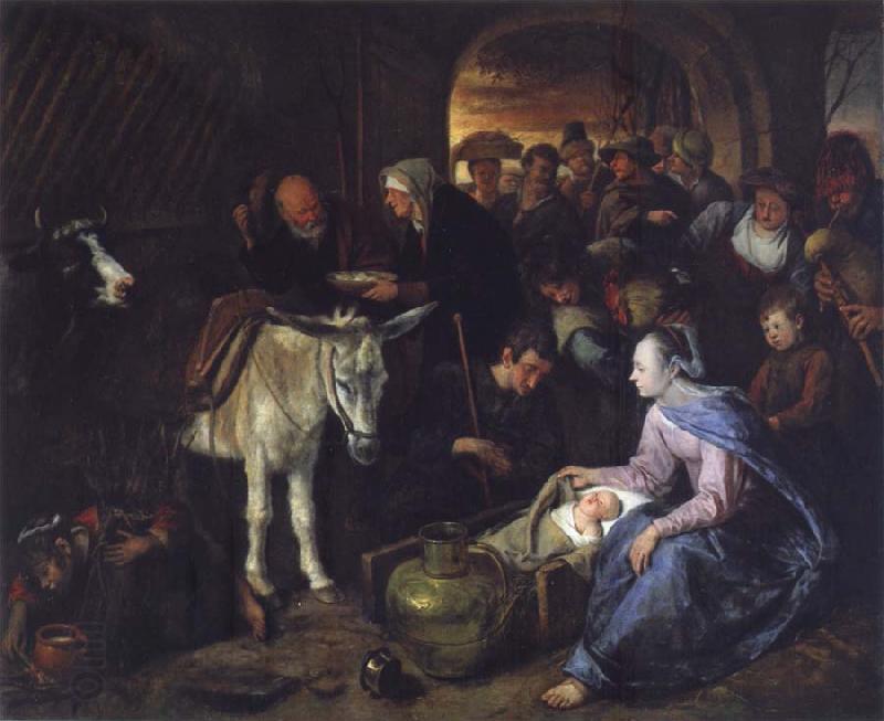 Jan Steen The Adoration of the Shepberds China oil painting art